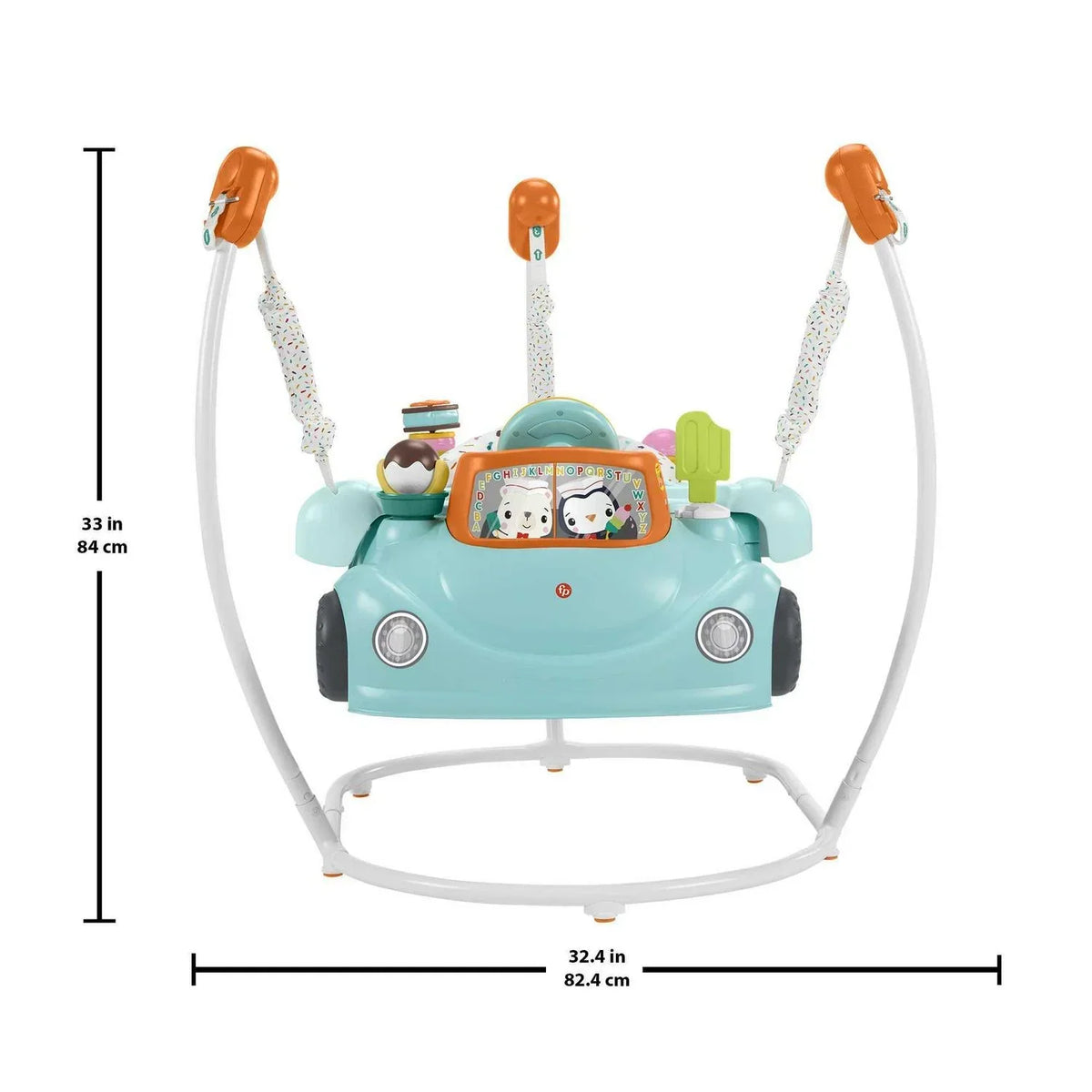 2026 NewFisher-Price 2-in-1 Sweet Ride Jumperoo Activity Center & Learning Toy for Infant and Toddler