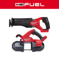 2026 NewM18 FUEL GEN-2 18V Lithium-Ion Brushless Cordless SAWZALL Reciprocating Saw with Compact Bandsaw (Tool-Only)