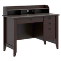 Giantex Computer Desk with 4 Storage Drawers & Hutch