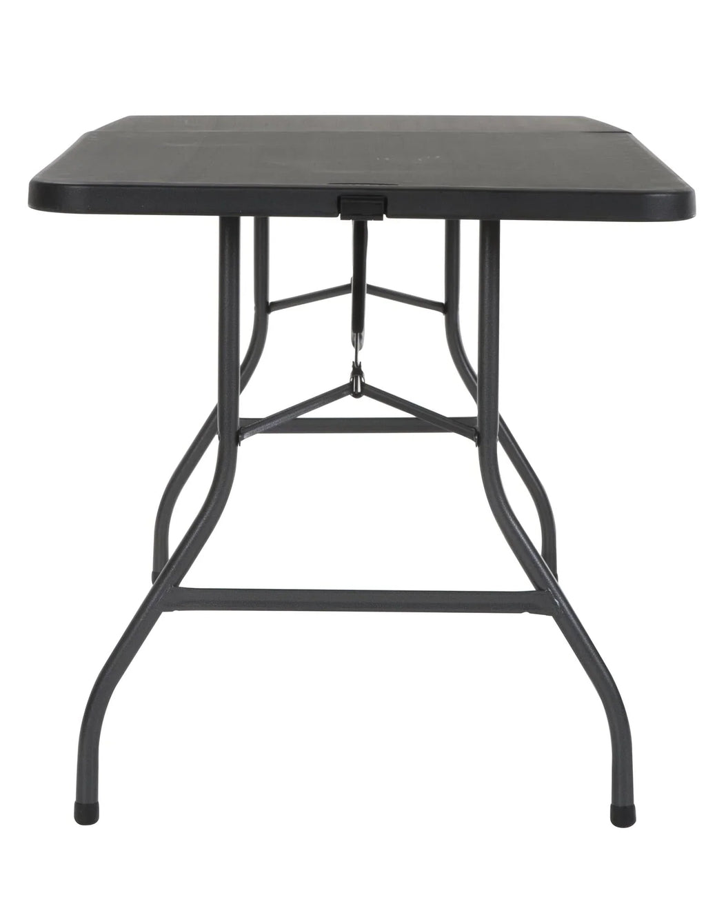 Cosco 6 Foot Centerfold Folding Table, Black