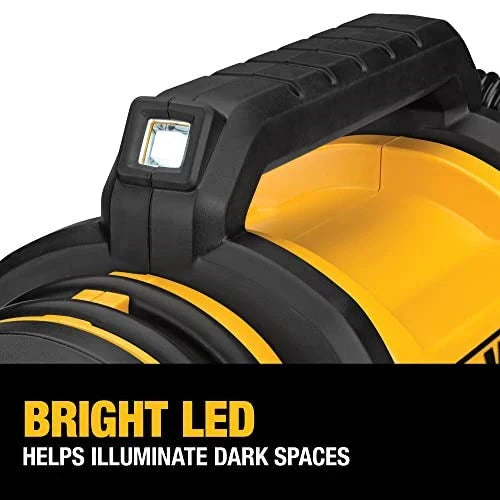2026 NewDEWALT 20V MAX tire inflator, compact and portable, automatic shut-off, LED light