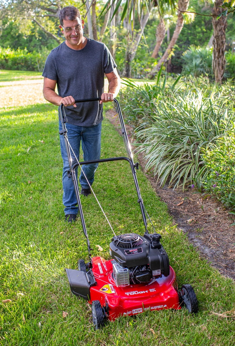 2026 NewHyper Tough 20-inch 125cc Gas Push Mower with Briggs & Stratton Engine (Assembly Details: 46.9 lbs; 22.10-inch Height)