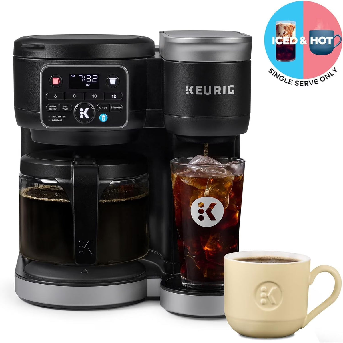 2026 NewKeurig K-Duo Gen 2 Hot & Iced Single Serve & Carafe Coffee Maker