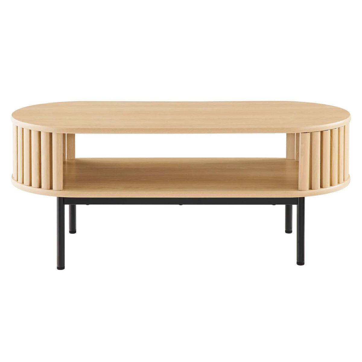 2026 NewModway Fortitude Wood Coffee Table in Walnut Black