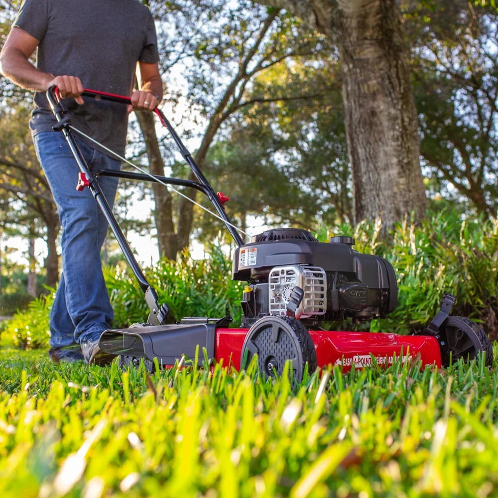 2026 NewHyper Tough 20-inch 125cc Gas Push Mower with Briggs & Stratton Engine (Assembly Details: 46.9 lbs; 22.10-inch Height)