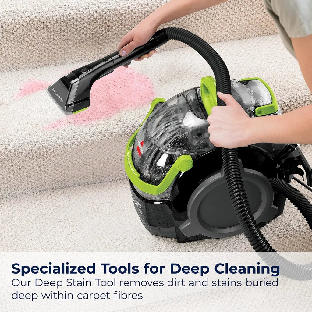 2026 NewBISSELL Little Green Pro Portable Deep Cleaner, for Carpet, Upholstery, and Auto, Compact, Superior Suction, Professional Cleaning, StainProtect Technology, 2505