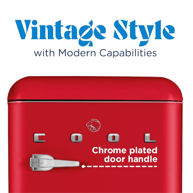 Commercial Cool 4.4-cu ft Mini Fridge ( Red ) Garage Ready