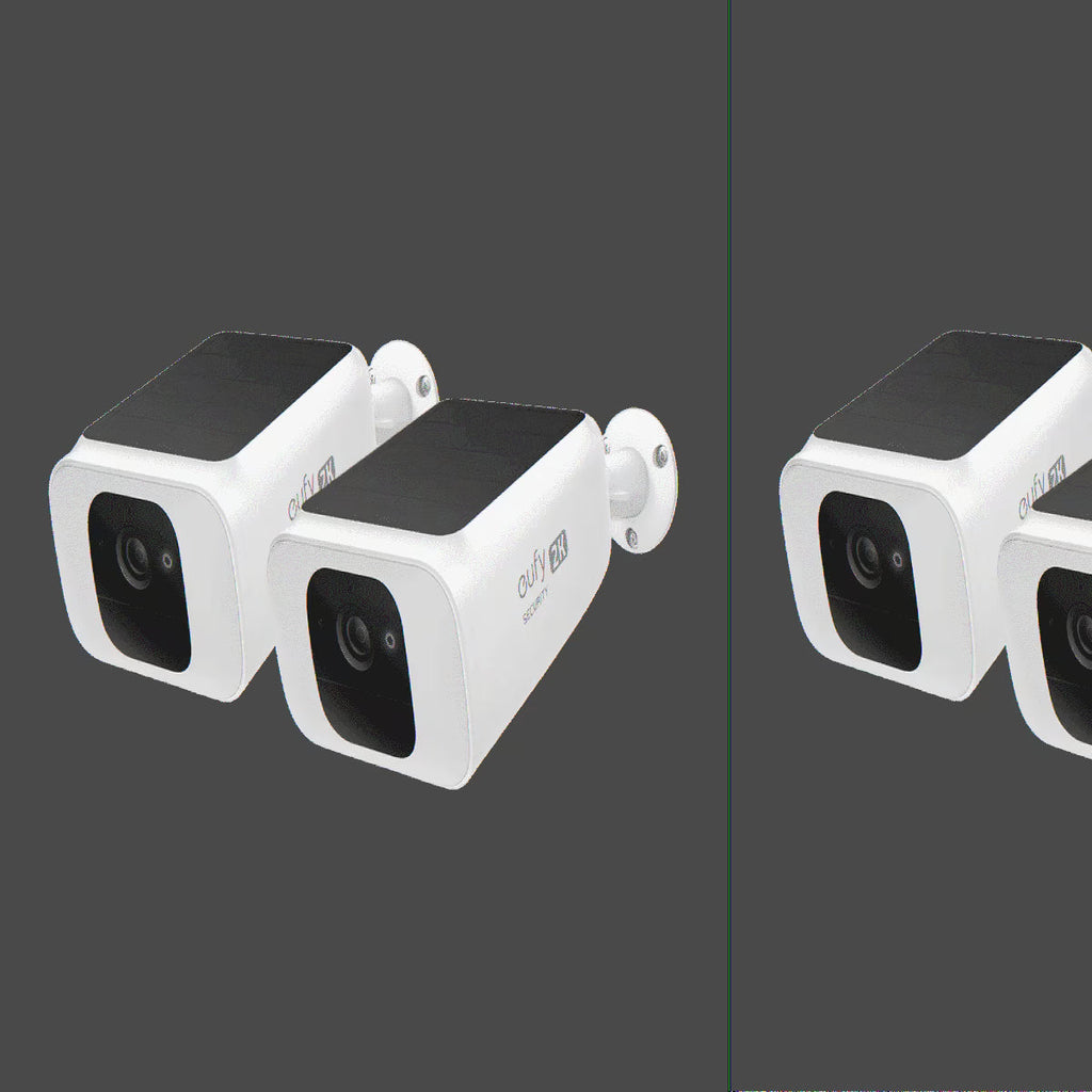 2026 NewEufy SoloCam S230 Solar Security Camera S40, 4K UHD, 4-Cam Kit, White, 4-Pack