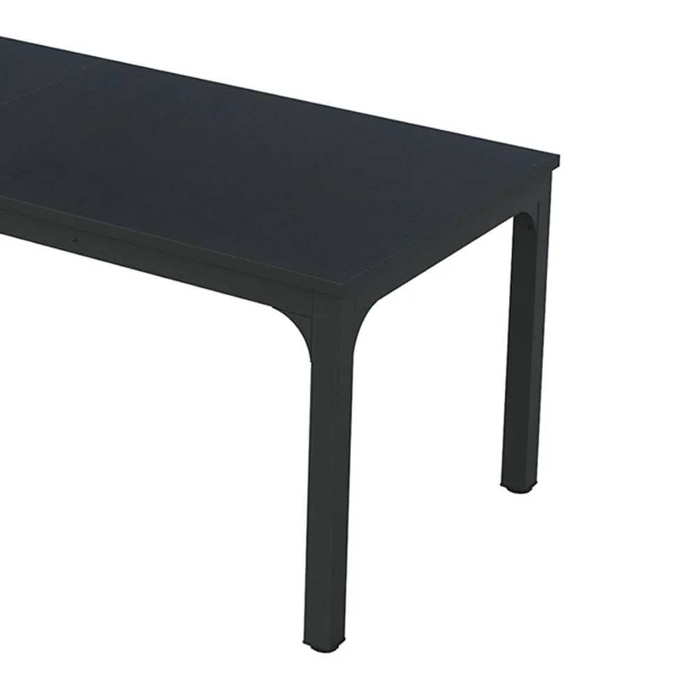 2026 NewKepooman Dining Table, Kitchen Table,Rectangular Dining Table, 78 inch Long Kitchen Table for 6-8 People, Black