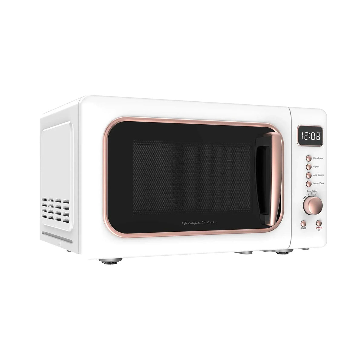 2026 NewFrigidaire 0.7 Cu. Ft. Retro Countertop Microwave Oven, Black and Gold