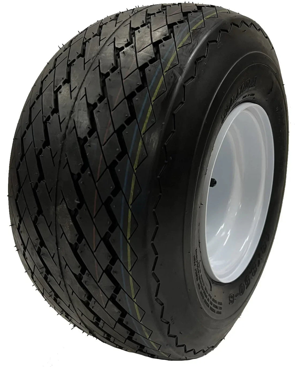 4 - Pk Golf Cart Tire Rim Mounted 18 - 850 - 8 18X8.50 - 8 18 x 8.5 x 8 White 4 Lug Hole
