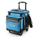 2026 NewArctic Zone Titan Deep Freeze 60(50+10) Can/40 Quart Wheeled Cooler - Process Blue