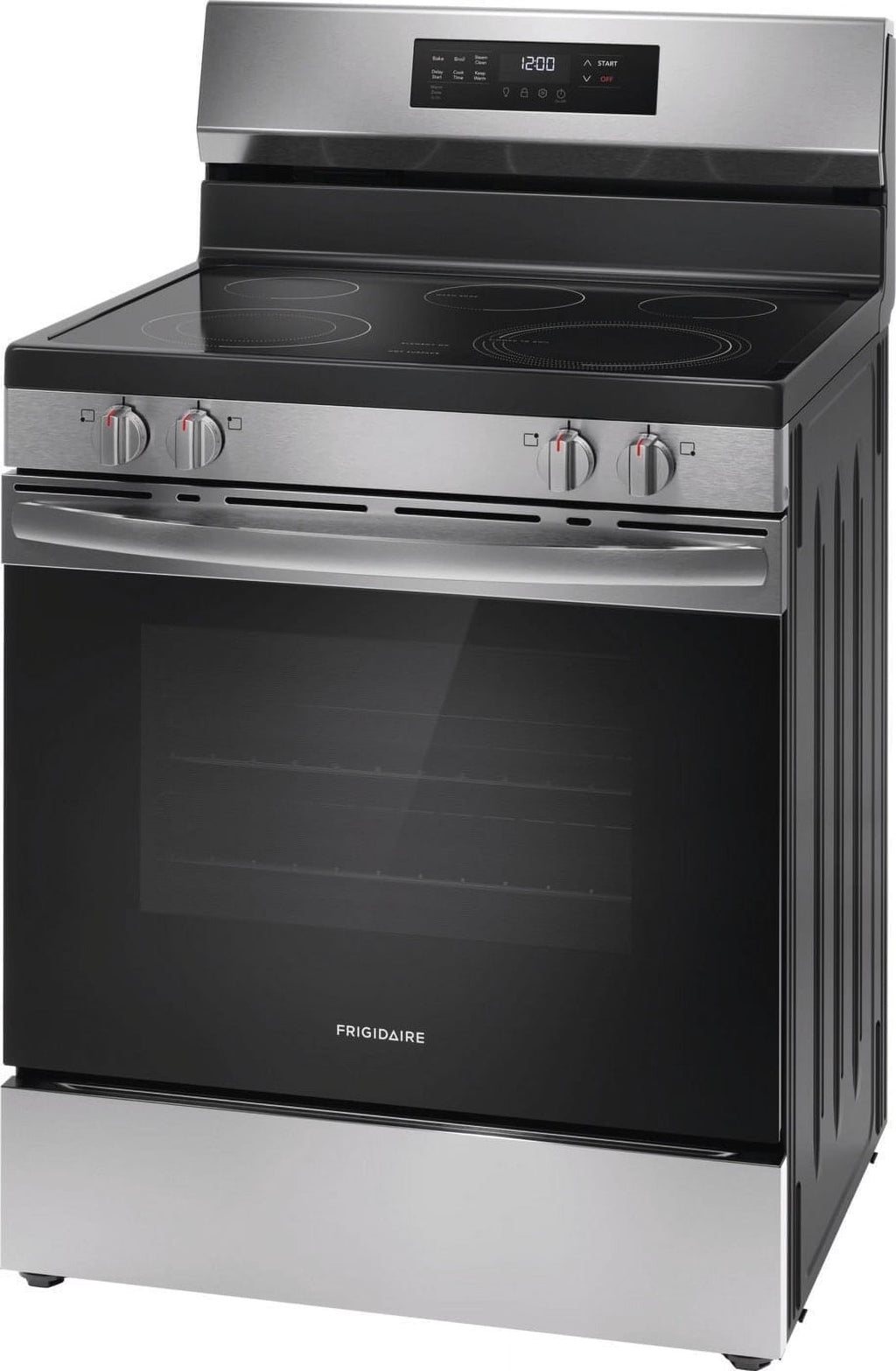 2026 NewFrigidaire FCRE3062AS 30" Electric Range with Steam Clean, Stainless Steel