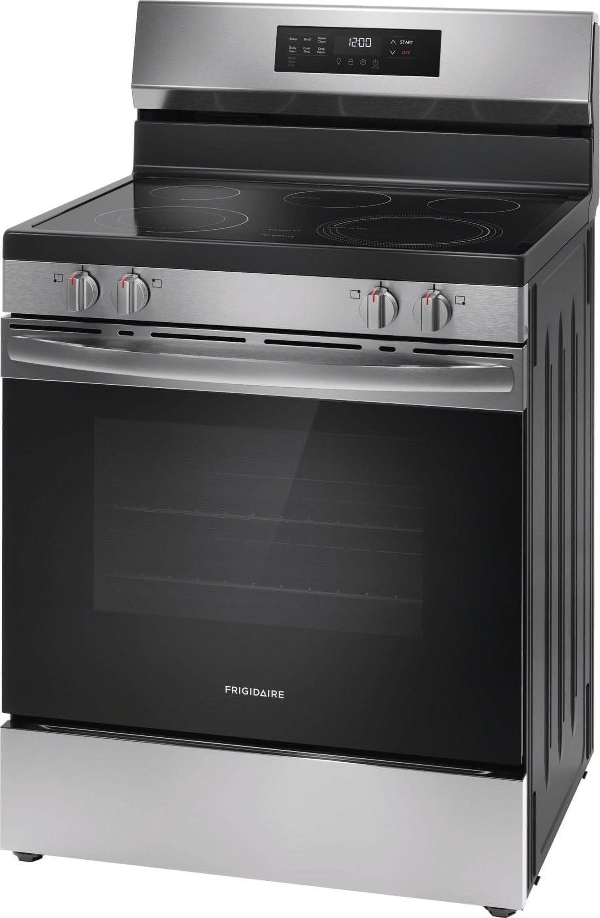 2026 NewFrigidaire FCRE3062AS 30" Electric Range with Steam Clean, Stainless Steel
