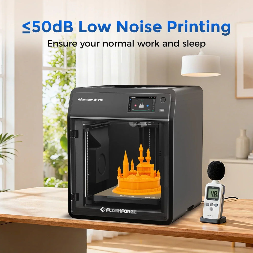 2026 NewFlashforge 3D Printer Adventurer 5M, 3D Printers for Beginners Home DIY, High Speed Print Size 8.7 x 8.7 x 8.7in, Black
