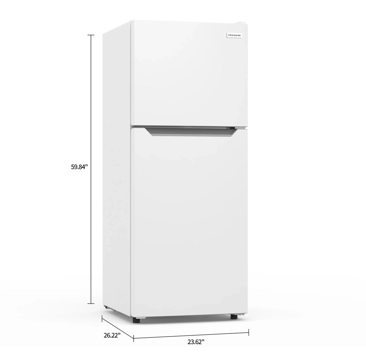 2026 NewFrigidaire 10 Cu. Ft. Top Mount Refrigerator, Frost Free, Platinum, EFR1033-SS-6Com