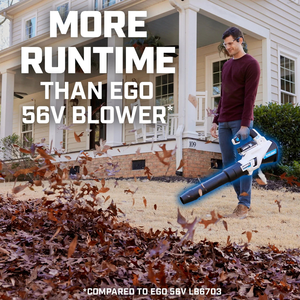 2026 New40-Volt Cordless SUPERCHARGE Brushless 650 CFM Blower (1) 5.0 Ah Lithium Ion Battery