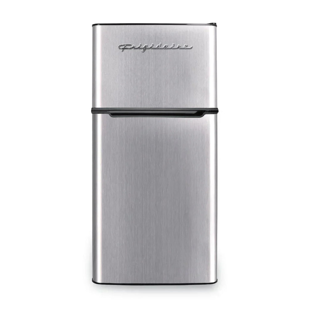 2026 NewFrigidaire, 4.5 Cu. ft., 2 Door Compact Refrigerator-Chrome Trim, EFR451, Platinum