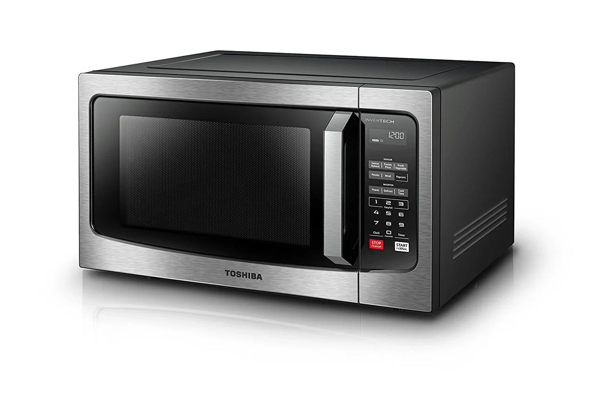 2026 NewToshiba MLEM16PST 1.6 Cu. Ft. Microwave with Inverter Technology, Stainless Steel