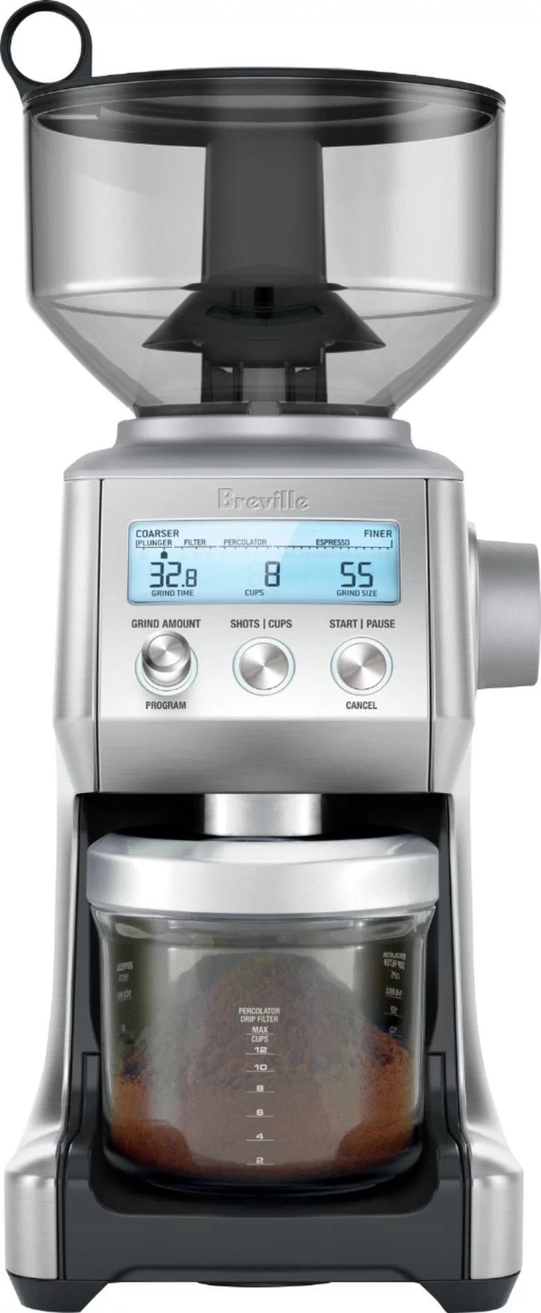 Breville C the Smart Grinder Pro 12-Cup Coffee Grinder C Stainless Steel