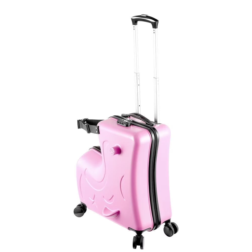 2026 NewTOHU Kids Luggage, Kids Ride-on Luggage with Spinner Wheels Suitcase, Kid's Ride-On Suitcase Help Your Child Relax