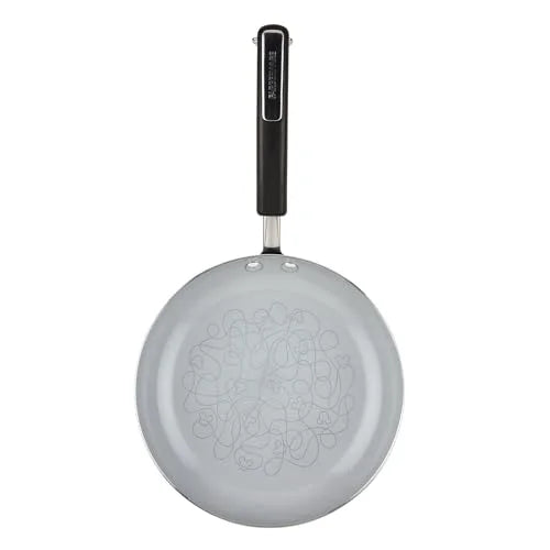 2026 NewFarberware Bon Voyage Ceramic Nonstick Pots and Pans Set with Baking Sheet/Cookie Pan and Home Kitchen Tools, 8 Piece Non Stick Cookware Set - Blue