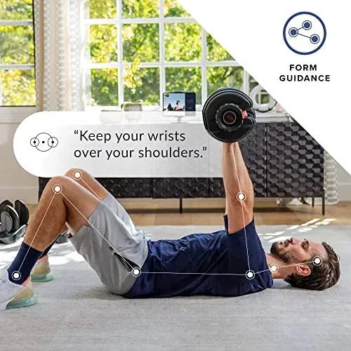 2026 NewBowflex SelectTech 552 Adjustable Dumbbells (pair), 2.3–23.8 kg, space-saving home fitness equipment