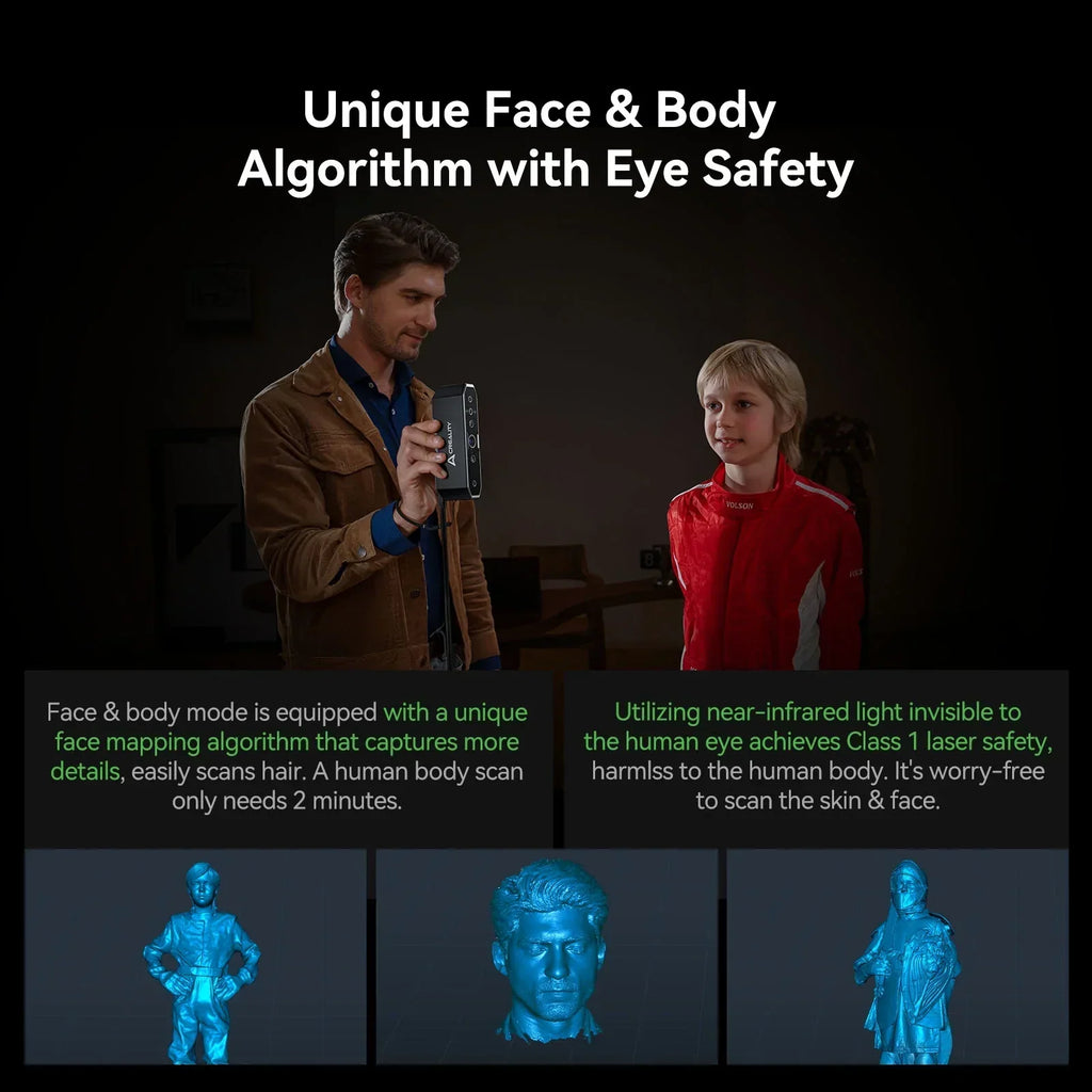 2026 NewCreality CR-Scan Otter 3D Scanner Kit High Accuracy 0.02mm with 8 LED Infrared Lights 24 Bit Full-Color Scan, Noiseless, Sensitive Operation for Windows/macOS