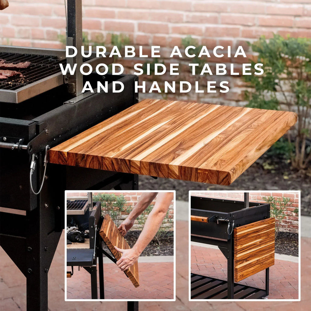 2026 NewBackyard Discovery Argentine Santa Maria XL Wood Fire & Charcoal Steel Grill, Asado Clamp