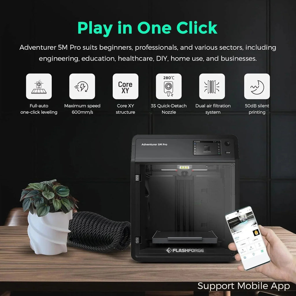 2026 NewAdventurer 5M 3D printer with fully automatic leveling