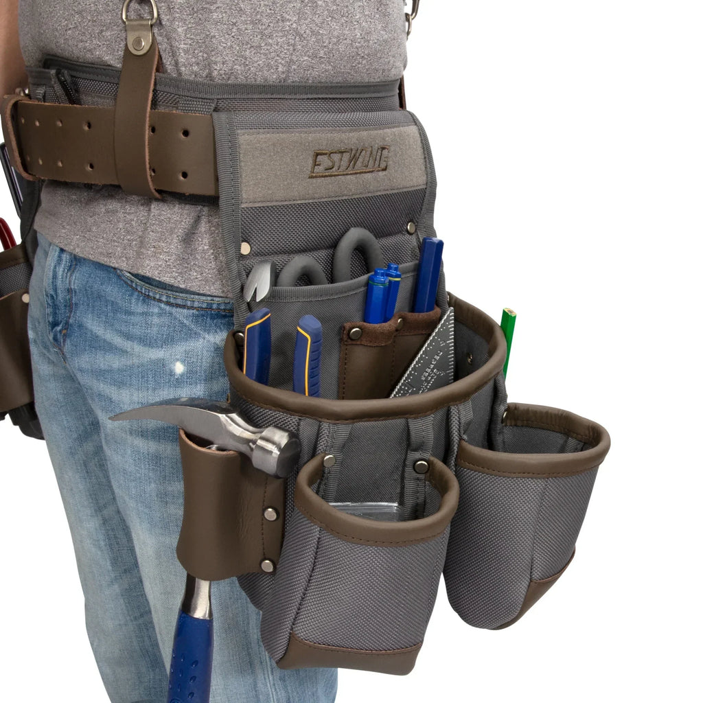 2026 NewEstwing 94745 15-Pocket Framer's Tool Pouch Apron Set