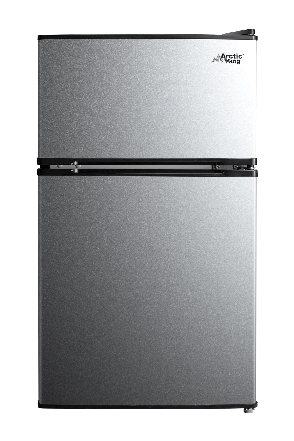 2026 NewArctic King 3.2 Cu ft Two Door Mini Fridge with Freezer, Stainless Steel, E-Star