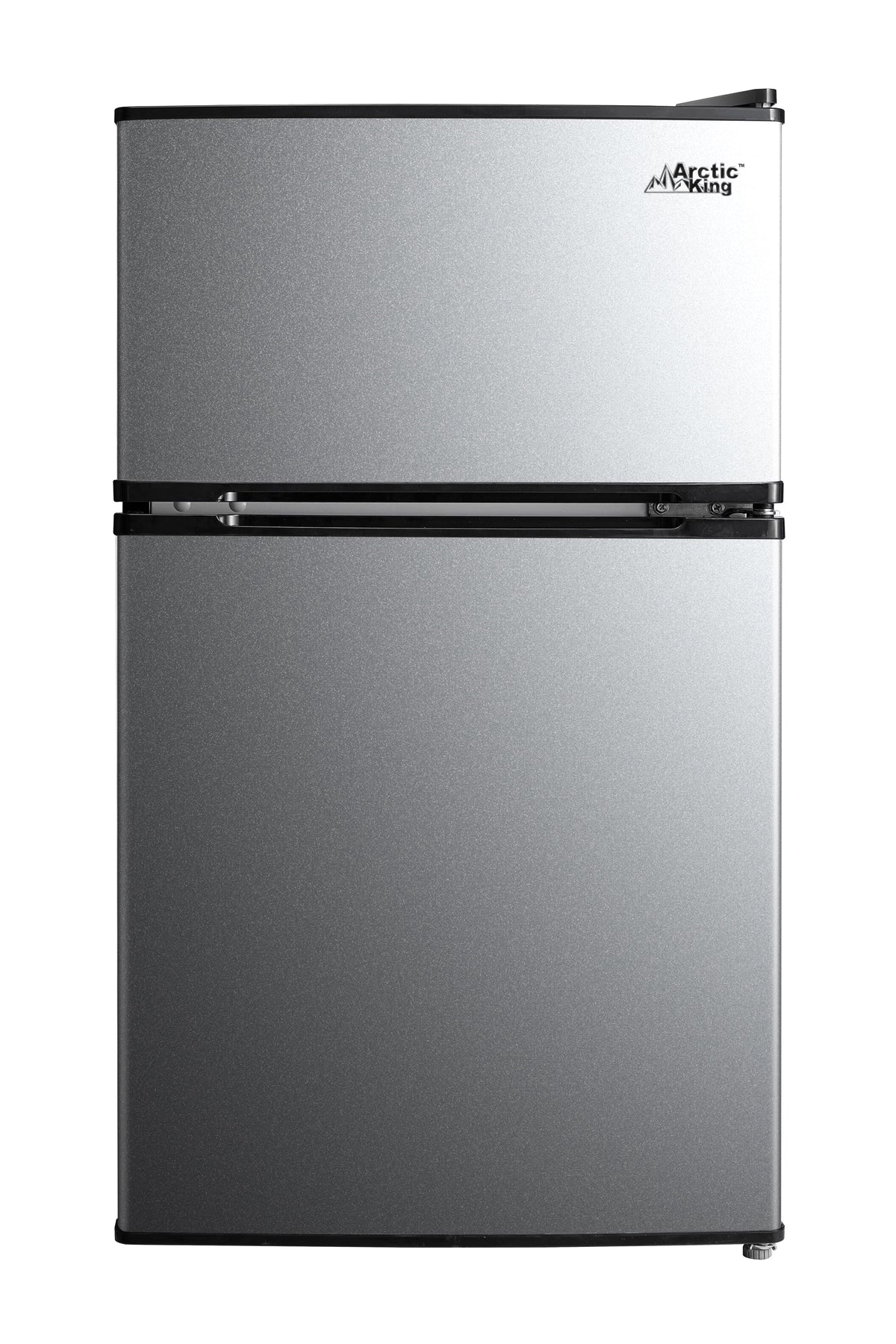 2026 NewArctic King 3.2 Cu ft Two Door Mini Fridge with Freezer, Stainless Steel, E-Star
