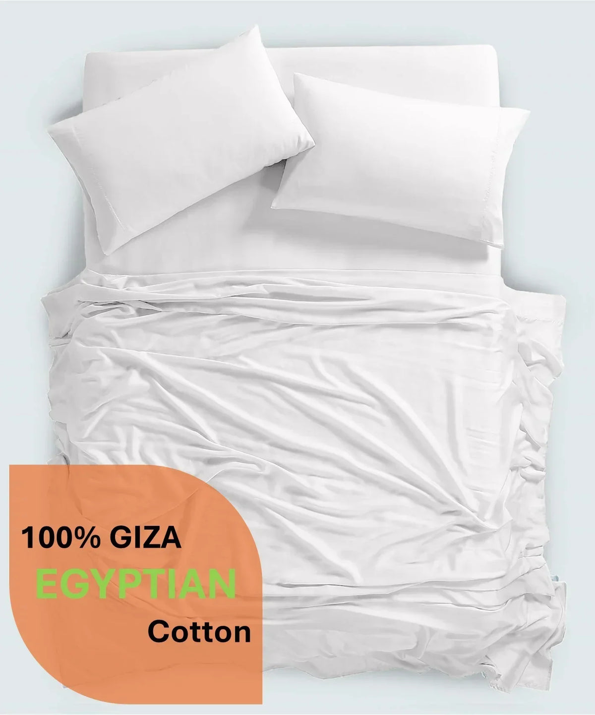 2026 New600 Thread Count, 100% Giza Egyptian Cotton Bedding Set, 4-PC Sheets Set, 15 Inch Deep Pocket of Fitted Sheet, Soft Sateen Weave Breathable - Black, Twin