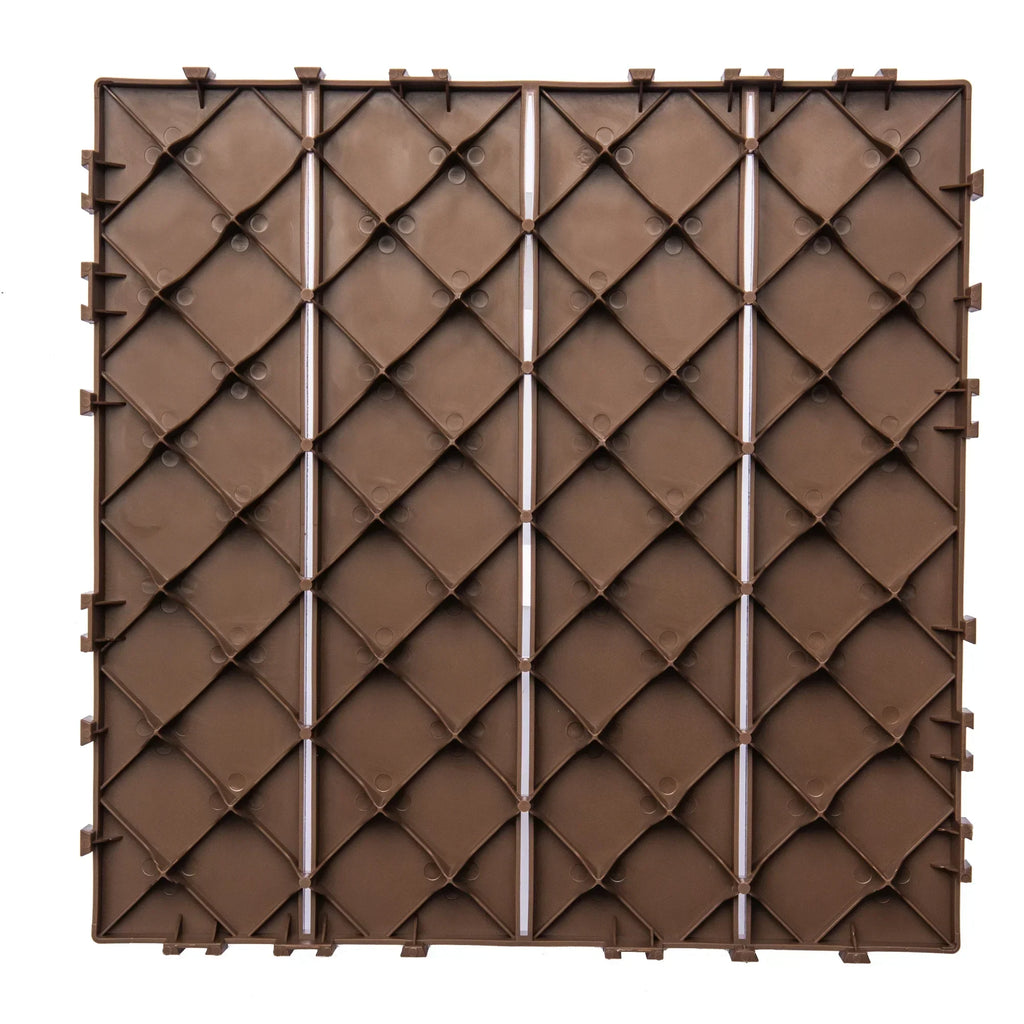 2026 New76-Pack Plastic Interlocking Deck Tiles - 68.80 Sq.Ft Outdoor Plastic Flooring Super Durable & Waterproof All-Weather Indoor/Outdoor