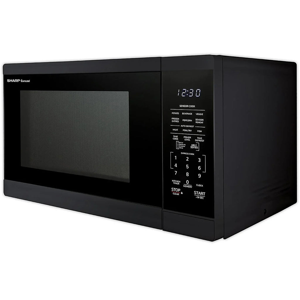 2026 NewSharp 1.4 cu ft Countertop Microwave Oven in Black