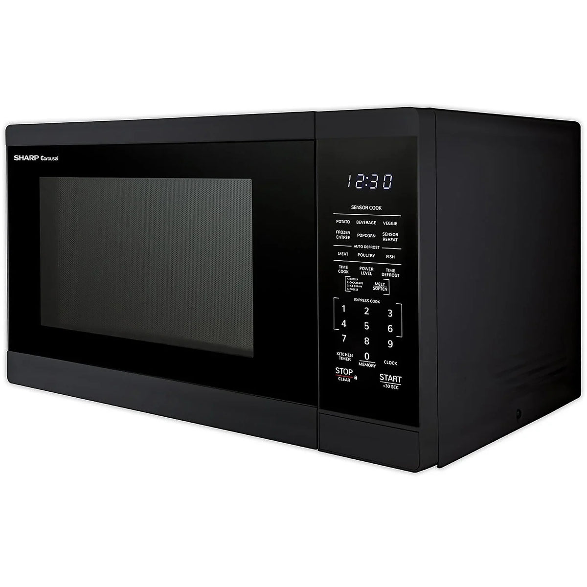 2026 NewSharp 1.4 cu ft Countertop Microwave Oven in Black
