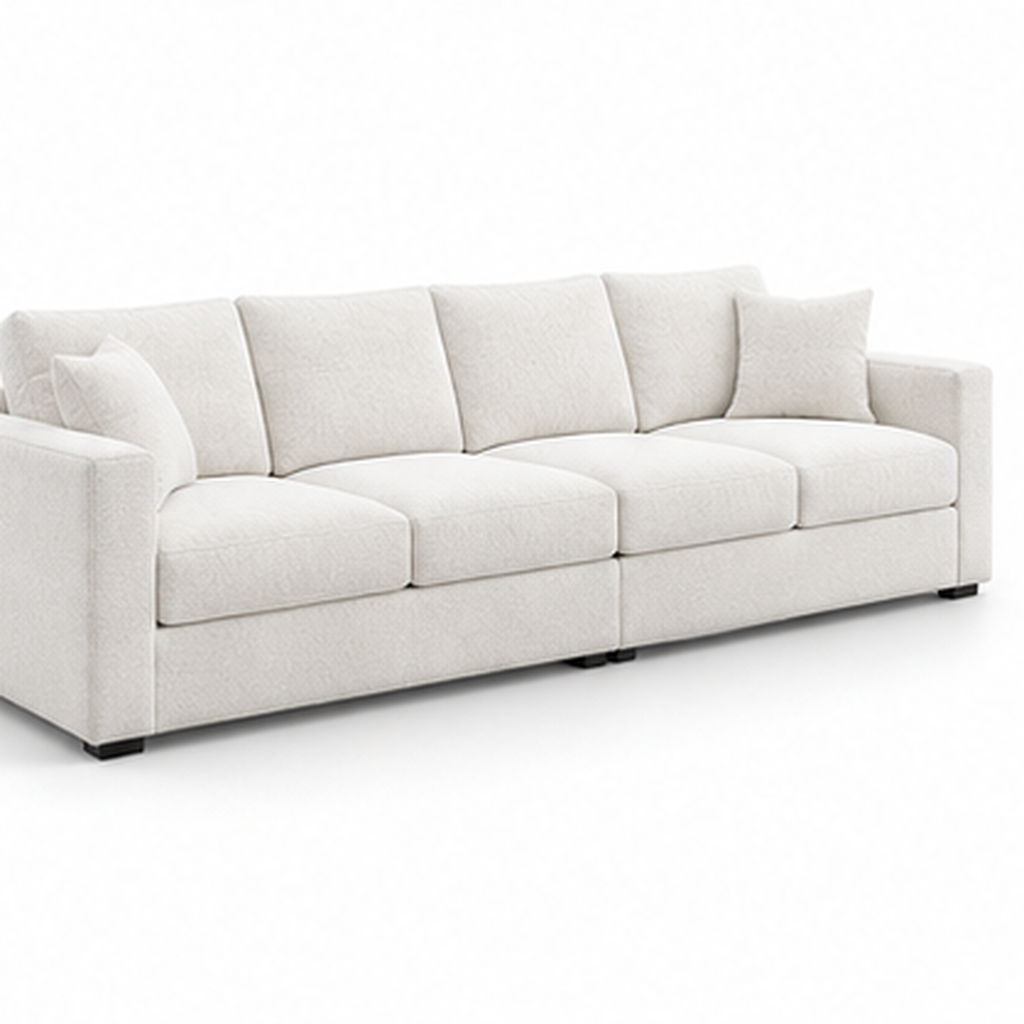 4-Seat Modular Sofa (Thin Arms)