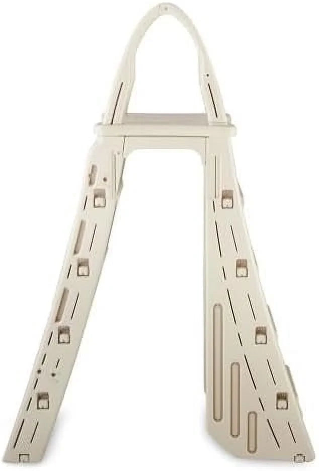 2026 Newconfer plastics a-frame 7200 above ground adjustable pool roll-guard safety ladder