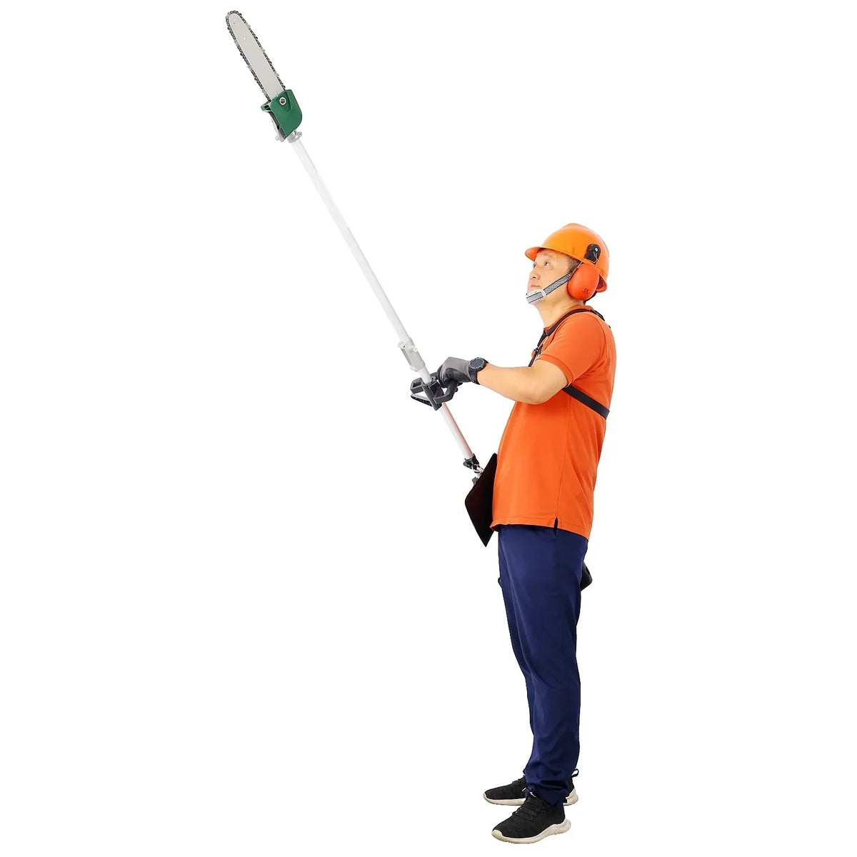 2026 New4 in 1 Multi-Functional Trimming Tool, 31CC 4-Cycle Garden Tool System with Gas Pole Saw, Hedge Trimmer, Grass Trimmer, and Brush Cutter EPA Compliant, Green