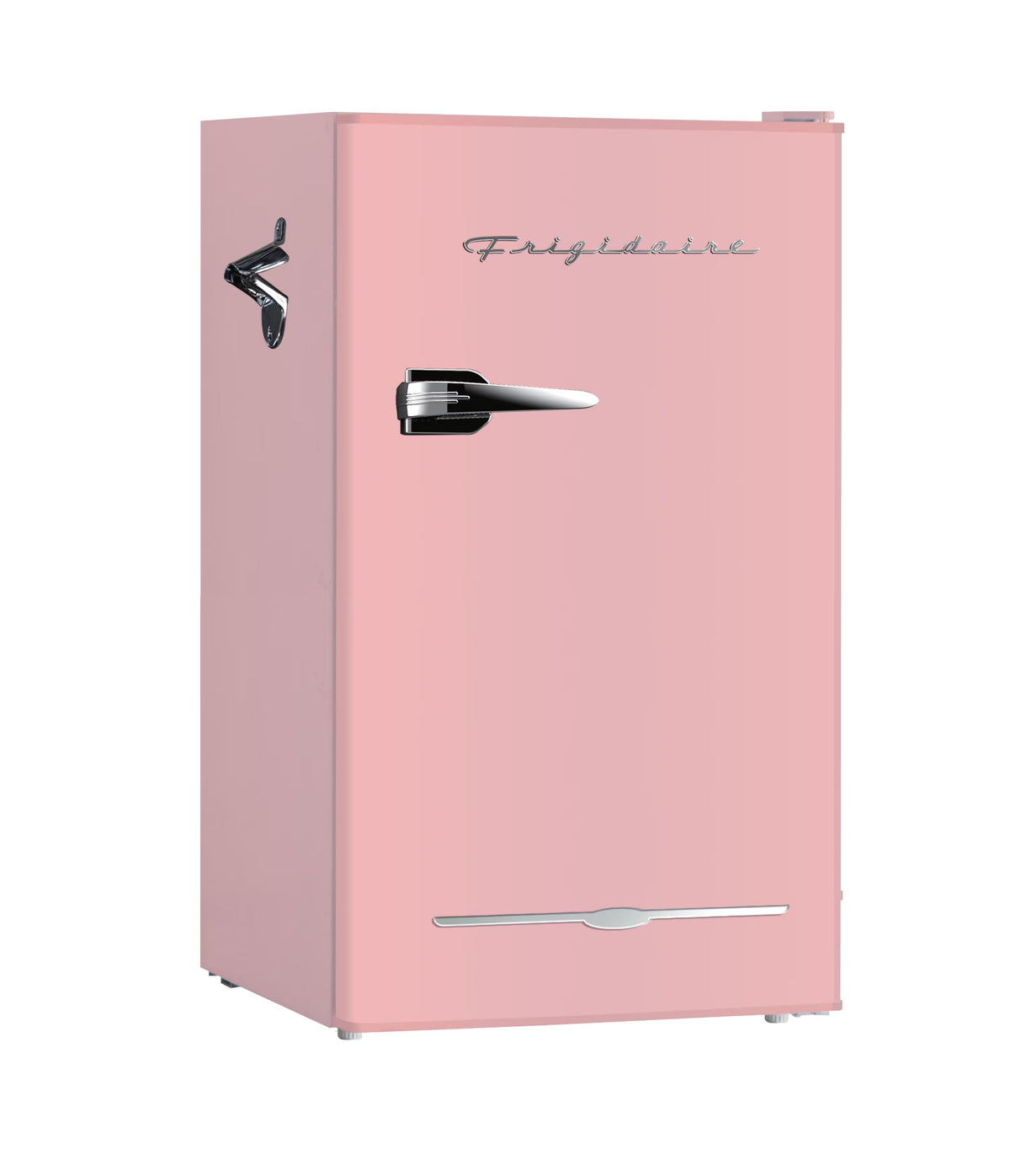 2026 NewFrigidaire EFR376-C-PINK 3.2-Cu.-Ft. 65-Watt Retro Bar Fridge with Side Bottle Opener (Pink)