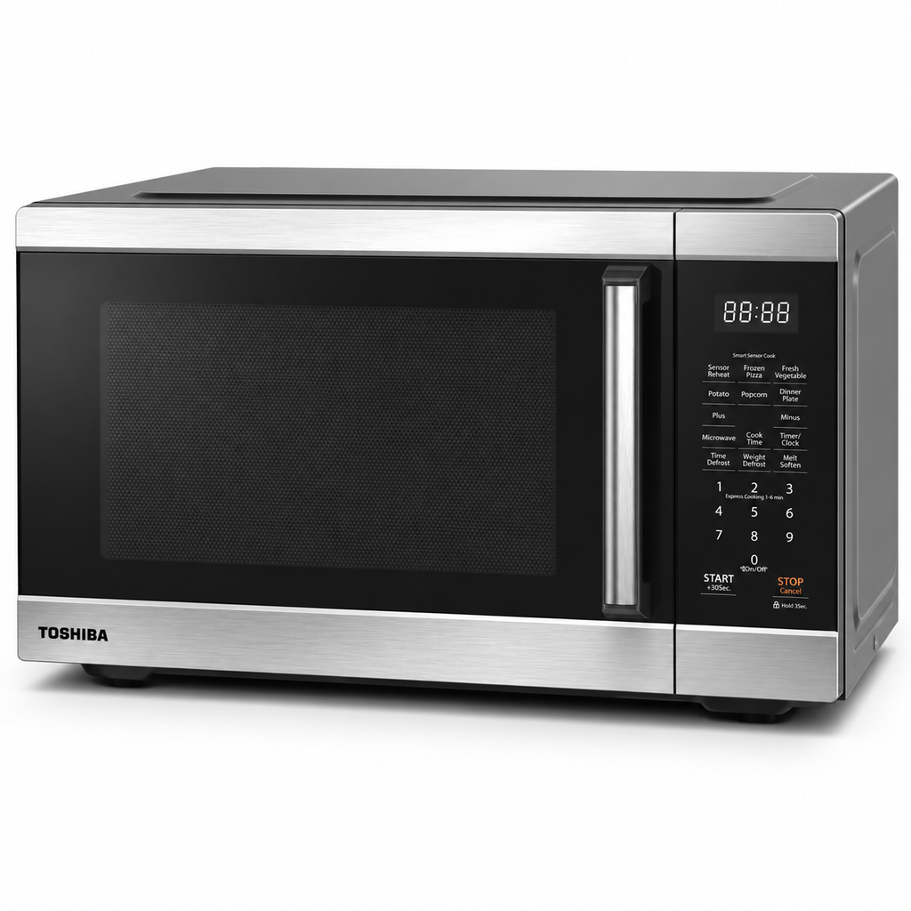 Toshiba 2.2 cu. ft. 24.4'' Microwave Oven in Stainless Steel