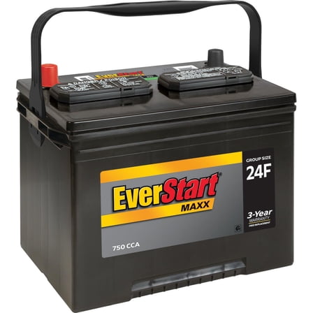 EverStart Maxx Lead Acid Automotive Battery, Group Size 51R, 12 V, 500 CCA