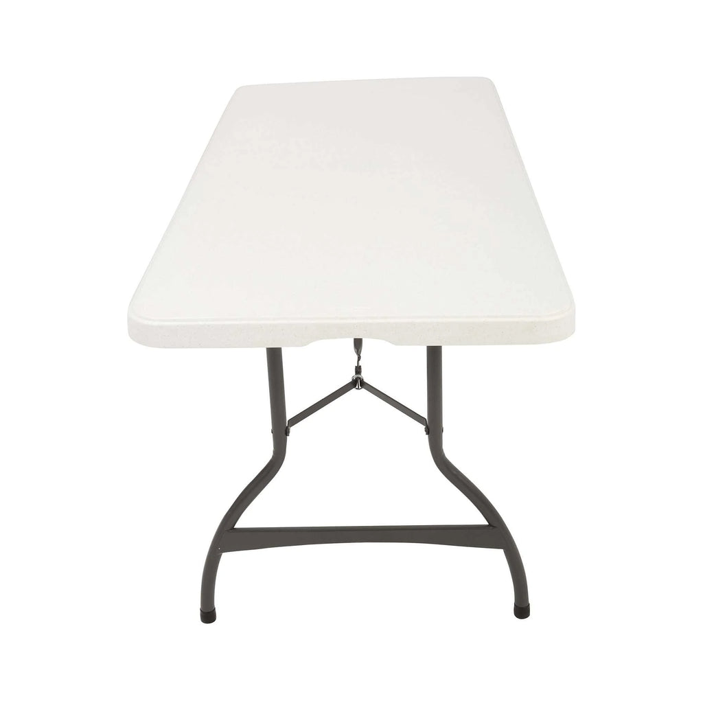 Lifetime 6 Foot Rectangle Folding Table, Indoor/Outdoor Commercial Grade, Black (280350)