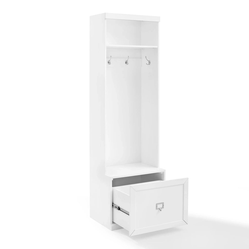 2026 New Crosley Furniture Harper Hall Tree in White