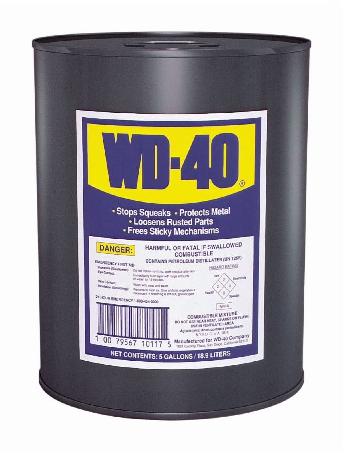 2026 NewWD-40 5 Gal. Liquid Multi-Purpose Lubricant 49012