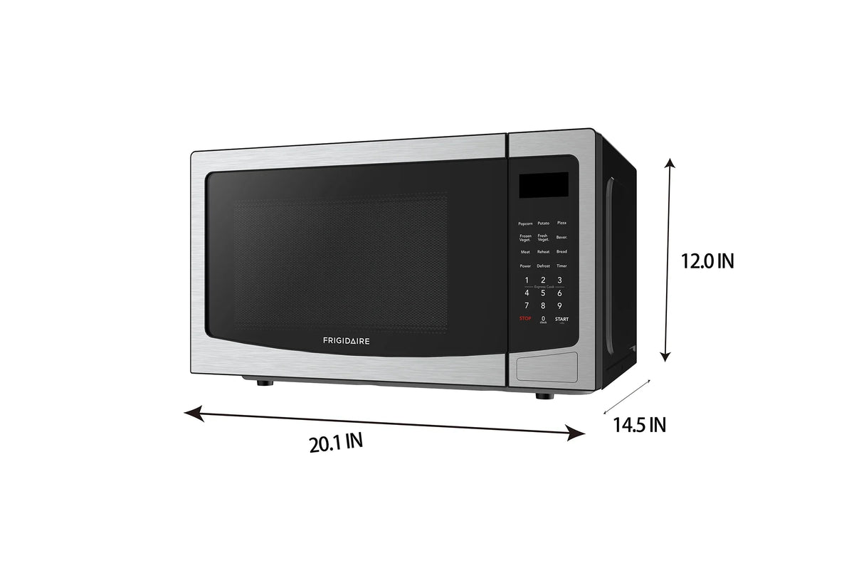 2026 NewFrigidaire, 1.1 Cu. Ft. Countertop Microwave Oven, EMW1134, Stainless Steel