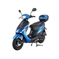 2026 New50cc gasoline scooter with road approval Tao Tao ATM 50-A1 – Blue