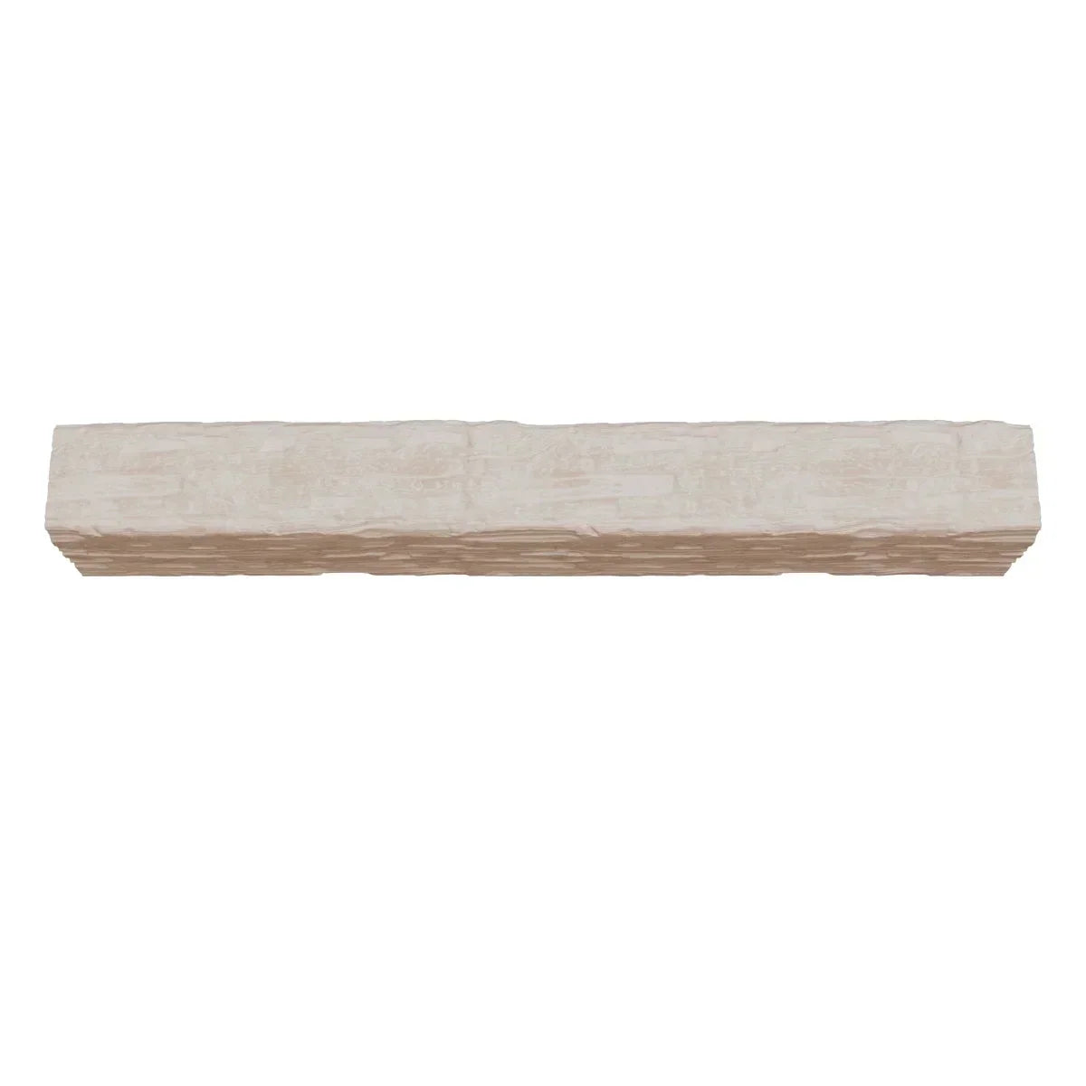 2026 NewEkena Millwork 3 1/2"W x 3 1/2"H x 120"L 3-Sided (U-Beam) Salvaged Timber HeritageTimber Faux Wood Ceiling Beam, Kona Brown