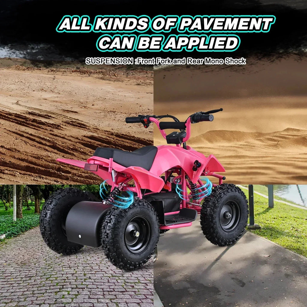 2026 NewAoemoe 500W Ride-On Racer �C 15mph Speed, 36V Battery, 45�C60 Min Play, Blue